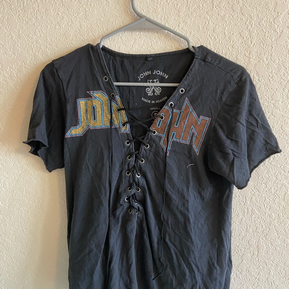 John John sexy T-shirt. Small size (fits Medium as well)
